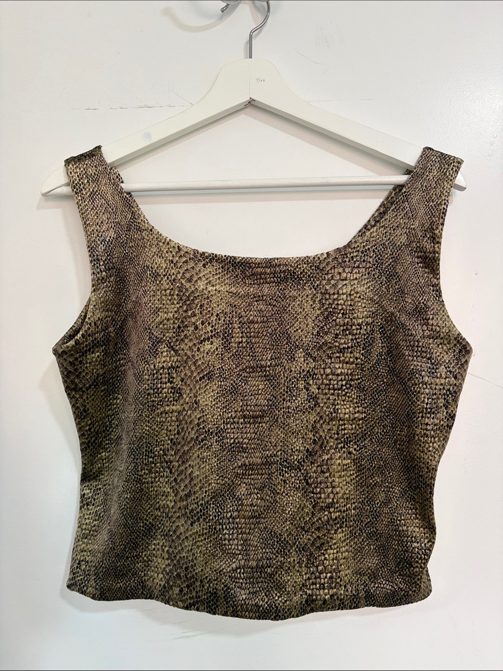 Betsey Johnson Snakeprint Tank Top XL
